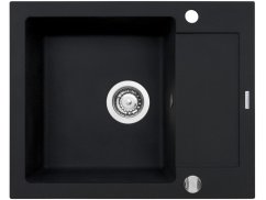 Granitový drez Pyramis Mido 62 x 50 1B 1D Carbon