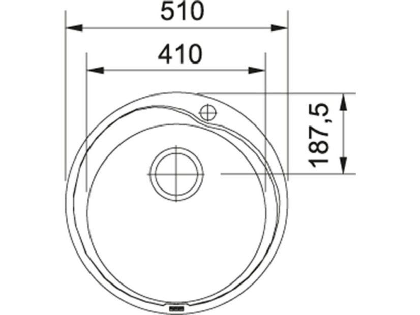 Nerezový dřez Franke RON 610-41 Nerez