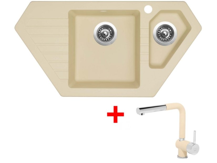 Set Sinks BRAVO 850.1 Sahara + Mix 3 P GR - 1