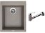 Set Sinks CUBE 410 Truffle + baterie Sinks LEGENDA S Truffle