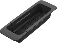Sinks cedník teleskopický - plast čierny