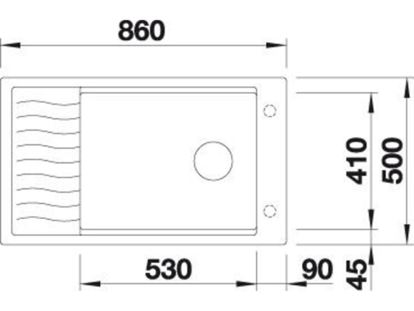 Granitový dřez Blanco ELON XL 8 S Antracit