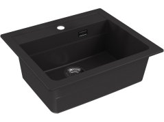 Granitový drez Alveus ATROX 30 čierny