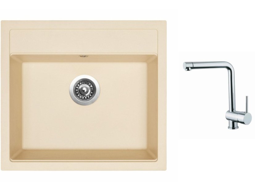 Set Sinks SOLO 560 Sahara + batéria Sinks MIX 3 chróm