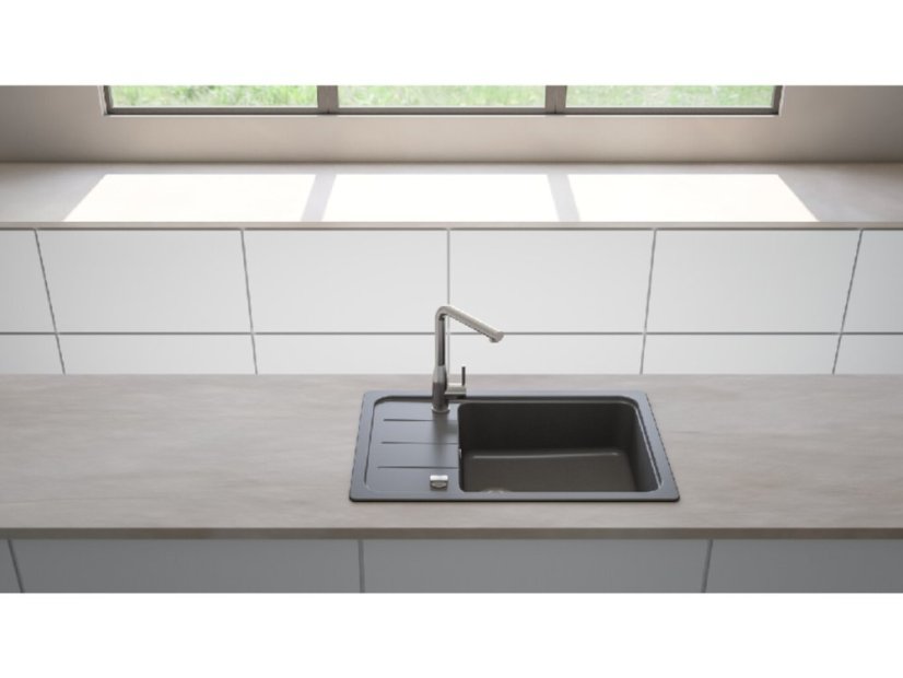 Granitový dřez Schock Formhaus D-100LS-A Asphalt