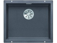 Granitový drez Blanco SUBLINE 500 U InFino sivá skala bez tiahla