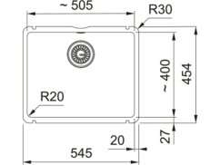 Keramický dřez Franke KXK 110-51 Onyx