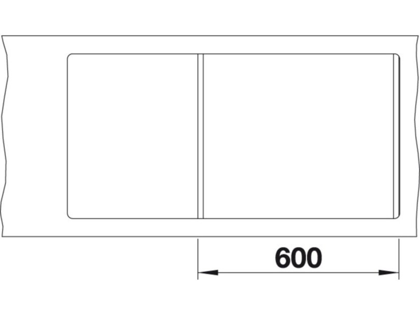Granitový dřez Blanco METRA 6 S F Silgranit bílá oboustranné provedení s excentrem přísluš