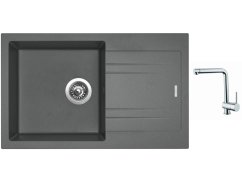 Set Sinks LINEA 780 N Titanium + baterie Sinks MIX 3 chrom Set Sinks LINEA 780 N Titanium + baterie Sinks MIX 3 chrom
