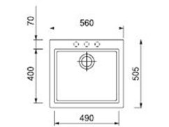 Set Sinks CUBE 560 Metalblack + batéria Sinks MIX 3 S Chróm