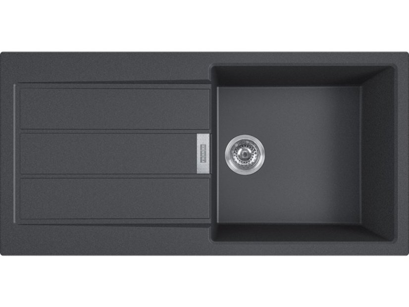 Tectonitový dřez Franke S2D 611-100 Černá