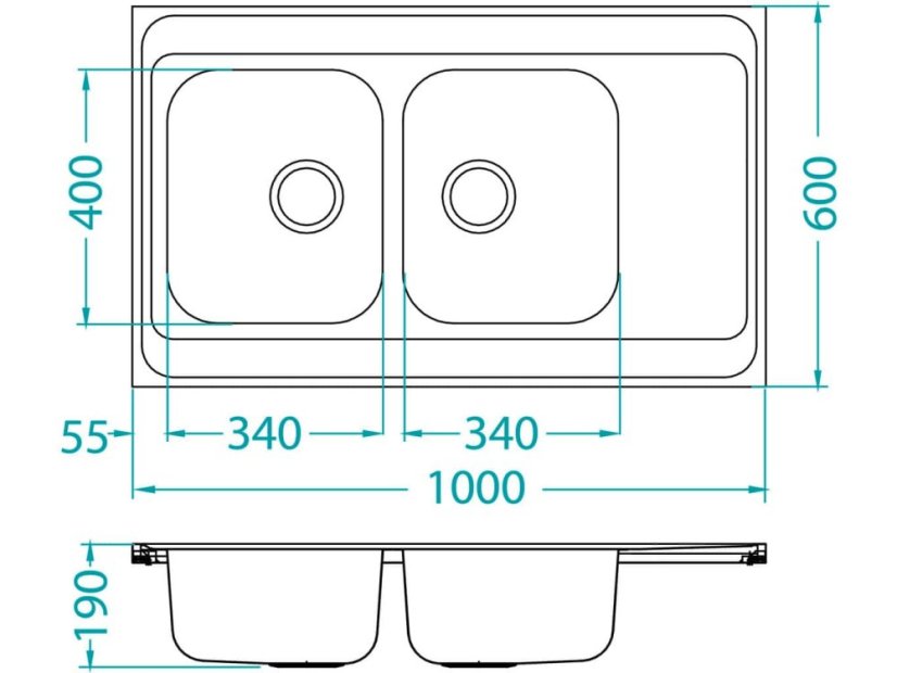 CLASSIC PRO 80 SAT 1000x600x190 mm F