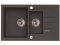 Granitový drez Alveus ROCK 70 čierna