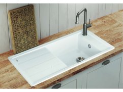 Granitový drez Blanco FARON XL 6 S Sivá skala