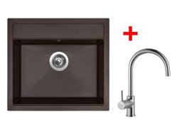 Set Sinks Solo 560 Marone + Vitalia