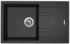 Granitový dřez Sinks Linea 780 N Metalblack