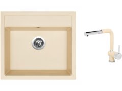 Set Sinks SOLO 560 Sahara + batéria Sinks MIX 3 P Sahara