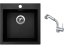 Set Sinks VIVA 455 Granblack + baterie Sinks MIX 3 S Chrom