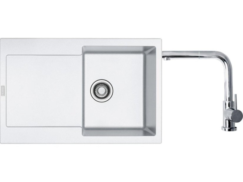 Set Franke MRG 611 Biela-ľad + Franke FN 0147 Chróm