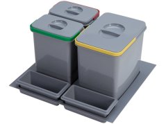 Sinks PRACTIKO 600 1x15l + 2x7l