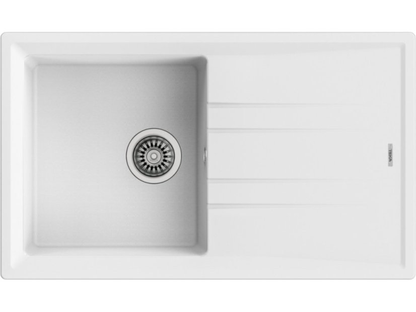 Granitový drez Teka STONE 50 B-TG 1B 1D Biela
