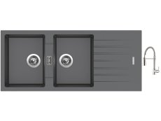 85512_granitovy-drez-sinks-perfecto-1160-duo-titanium-drezova-baterie-sinks-mix- 85512_granitovy-drez-sinks-perfecto-1160-duo-titanium-drezova-baterie-sinks-mix-