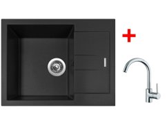 Set Sinks Amanda 650 Nanoblack + Mix 35