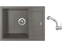 Set Sinks AMANDA 650 Truffle + batéria Sinks MIX 3 S Chróm Set Sinks AMANDA 650 Truffle + batéria Sinks MIX 3 S Chróm