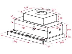 Výsuvný digestor Teka CNL 6610 X
