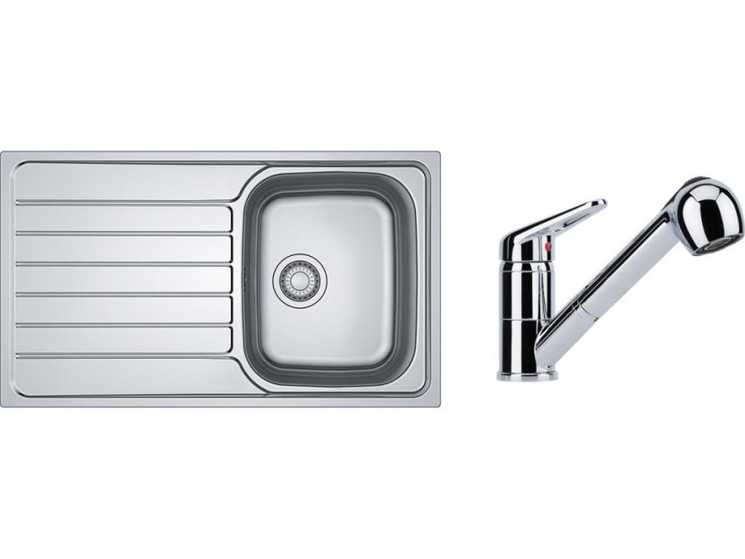 Set Franke SKX 611-86 Nerez + baterie Franke FC 9547 Chrom
