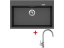 Sinks Maximo 780 Metalblack + Vitalia