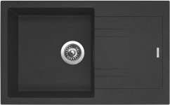 Granitový drez Sinks Linea 780 N Granblack