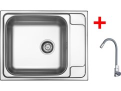 Sinks GRAND 630 + ELASTA nerez/šedá Sinks GRAND 630 + ELASTA nerez/šedá
