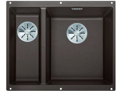 Granitový drez Blanco SUBLINE 340/160 U InFino káva bez tiahla drez vpravo