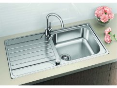 Nerezový drez Blanco DINAS XL 6 S nerez kartáčovaný s excentrom