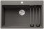 Granitový dřez Blanco Etagon 8 Šedá vulkán bez excentru