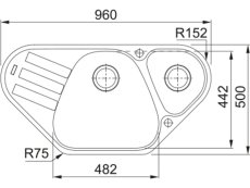 Franke AZG 661-E Pieskový melír