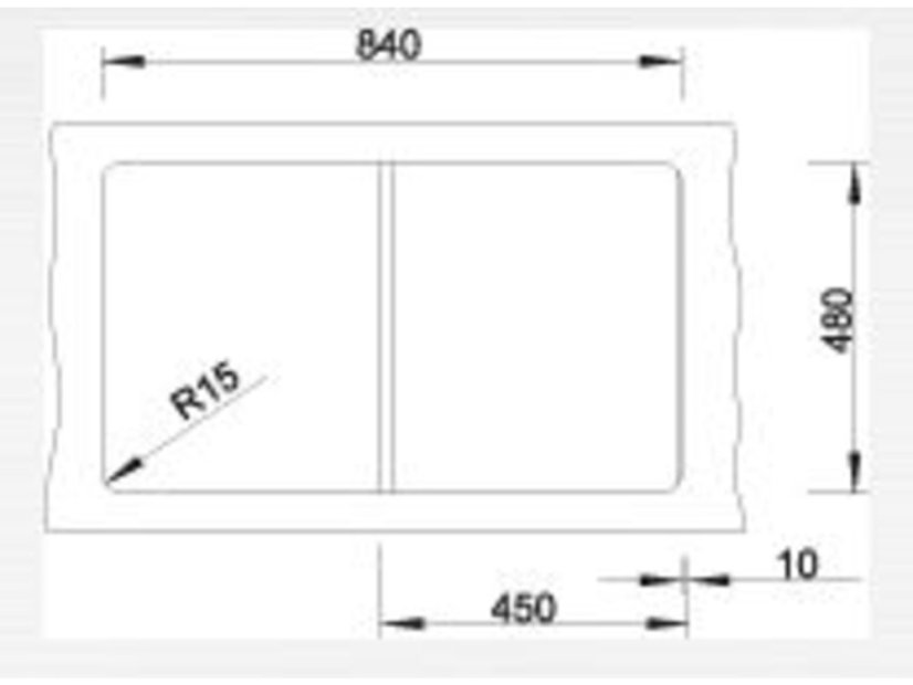 Granitový dřez Blanco ZIA 45 SL kávová