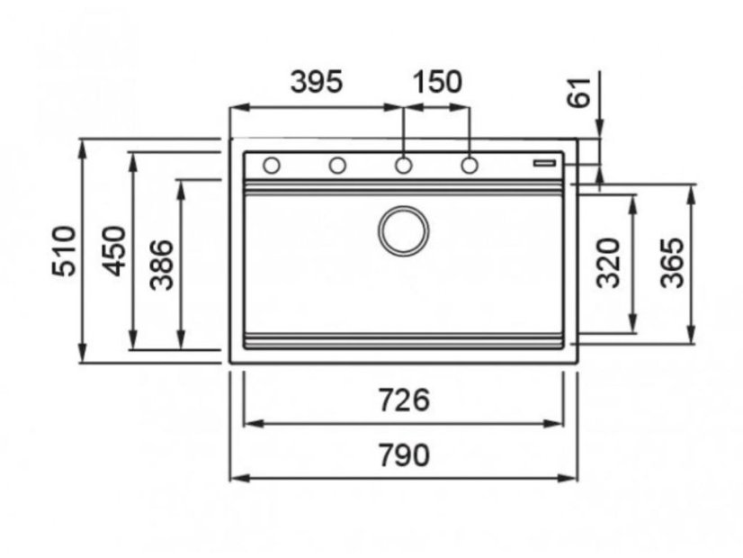 Granitový drez Elleci Best 130 K96