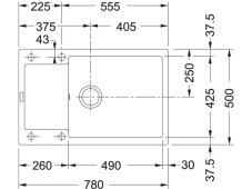 Granitový dřez Franke MRG 611-78 BB Sahara
