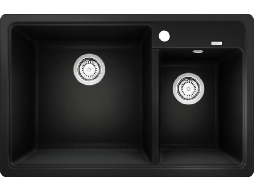 Granitový drez Blanco Legra 8 čierna, drez vľavo