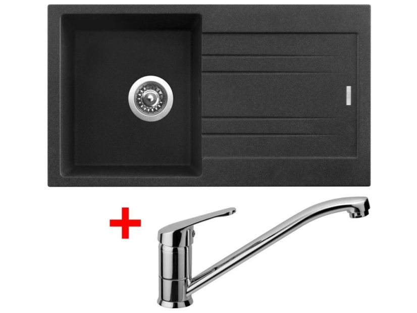 Set Sinks RAPID 780 Granblack + Pronto