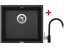 Set Sinks Frame 457 Pureblack + Vitalia GR