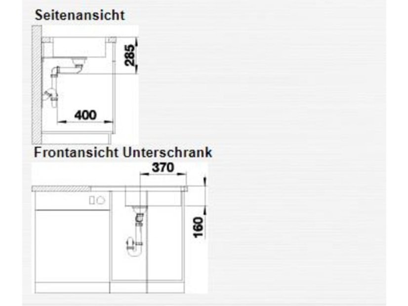 Nerezový dřez Blanco LANTOS XL 6 S-IF Compact nerez kartáčovaný s excentrem