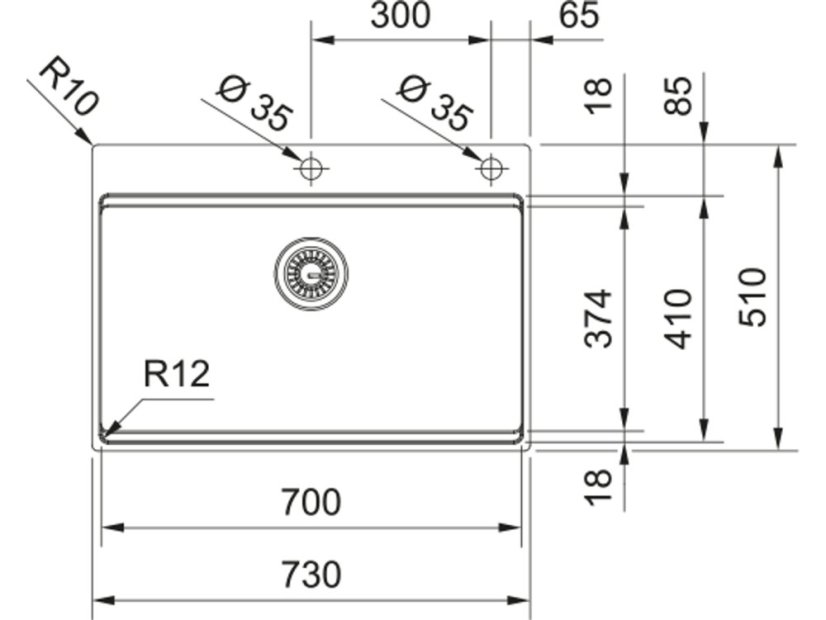 Nerezový dřez Franke BXX PRO 210/610-70 TL Nerez