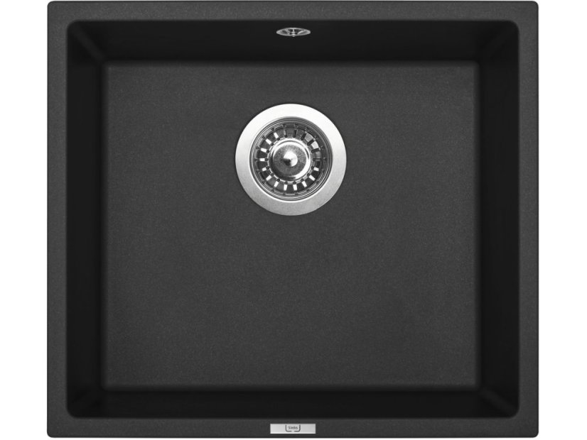 Granitový drez Sinks FRAME 457 Pureblack