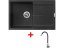 Sinks ULTIMA 790 Granblack + Elasta nerez/čierná