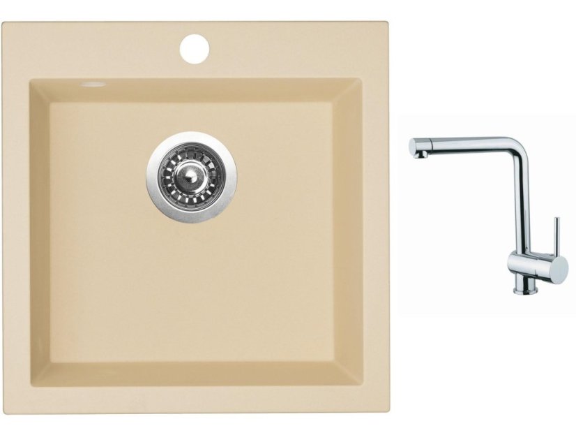 Set Sinks VIVA 455 Sahara + baterie Sinks MIX 3 chrom