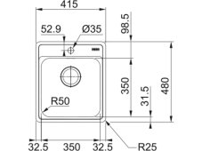 Nerezový dřez Franke BCX 610-42