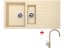 Set Sinks Perfecto 1000.1 Sahara + Vitalia GR